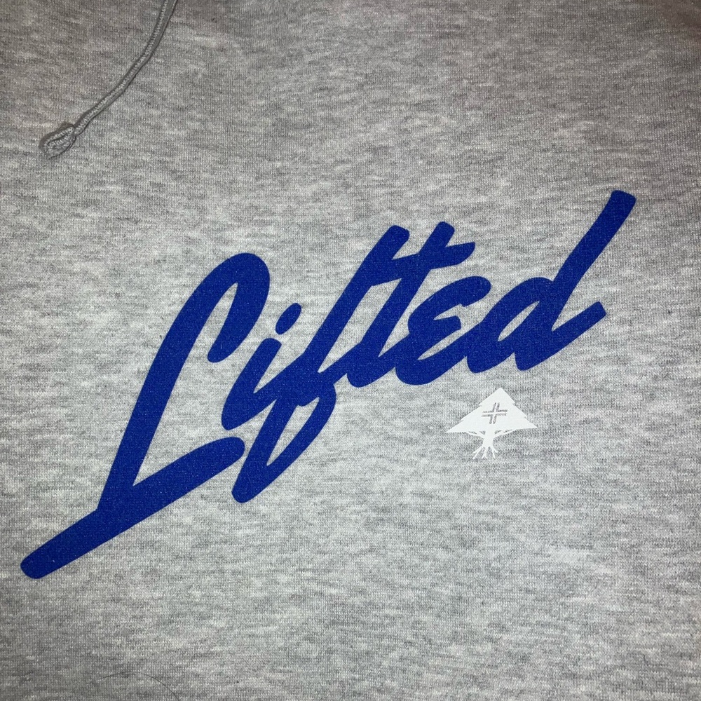 Lrg Lifted Research Group Squared Script Pullover… - image 2